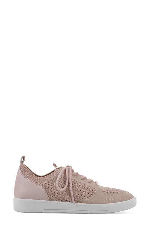 White Mountain Footwear Upscale Knit Sneaker In Mauve Fabric