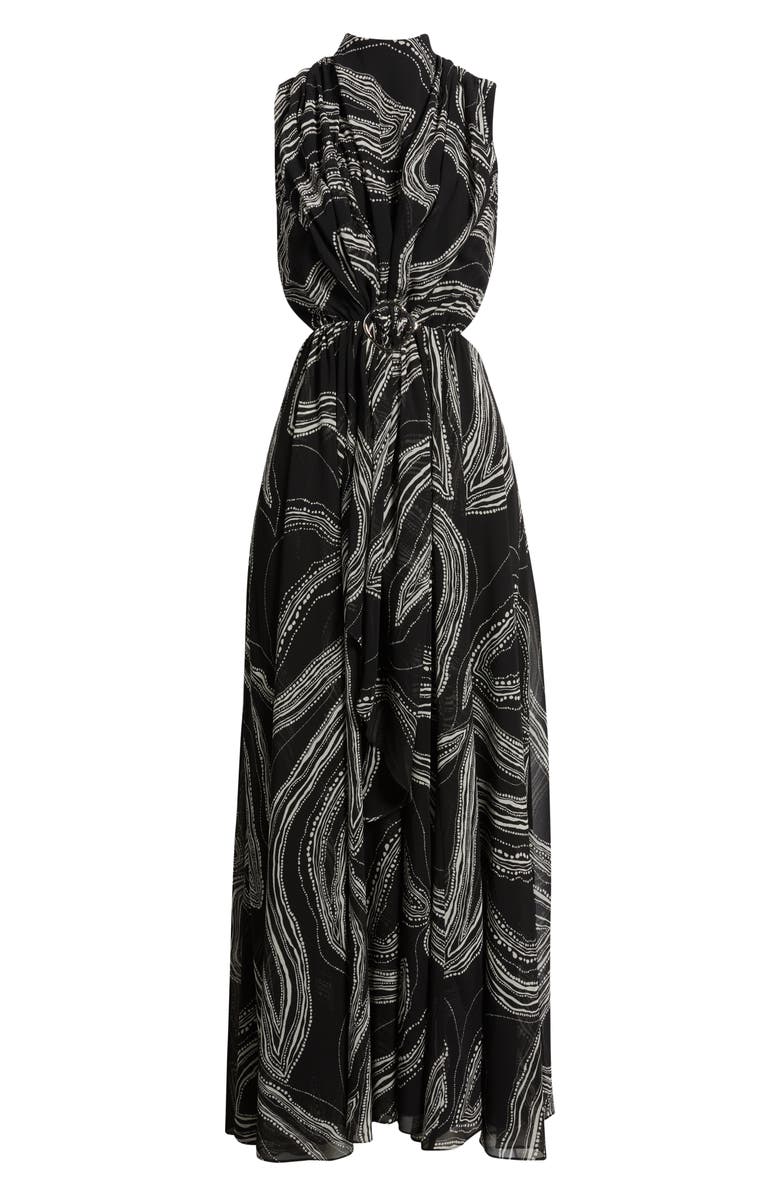 Parker The Evette Cutout Sleeveless Maxi Dress, Alternate, color, Rich Black