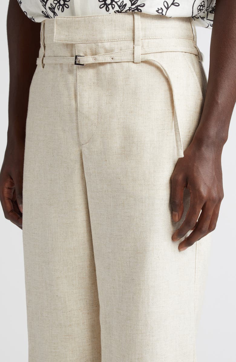 Jacquemus Le Pantalon Disgreghi Belted Pants, Alternate, color,