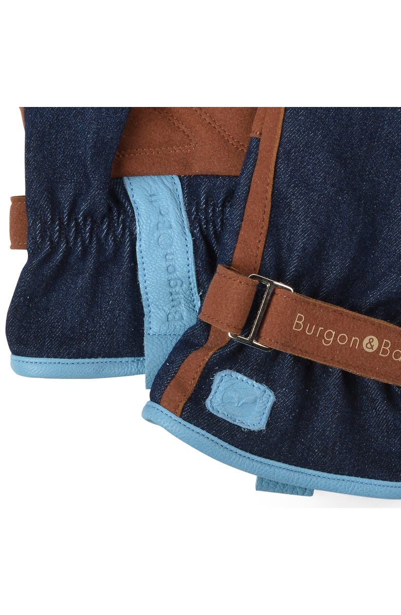 Burgon & Ball Love the Glove Garden Gloves, Alternate, color, Denim - M/L