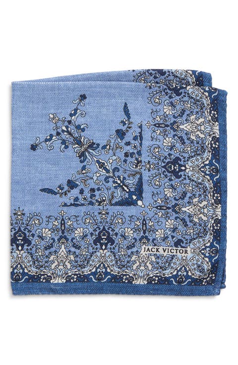 Military Floral Pocket Square