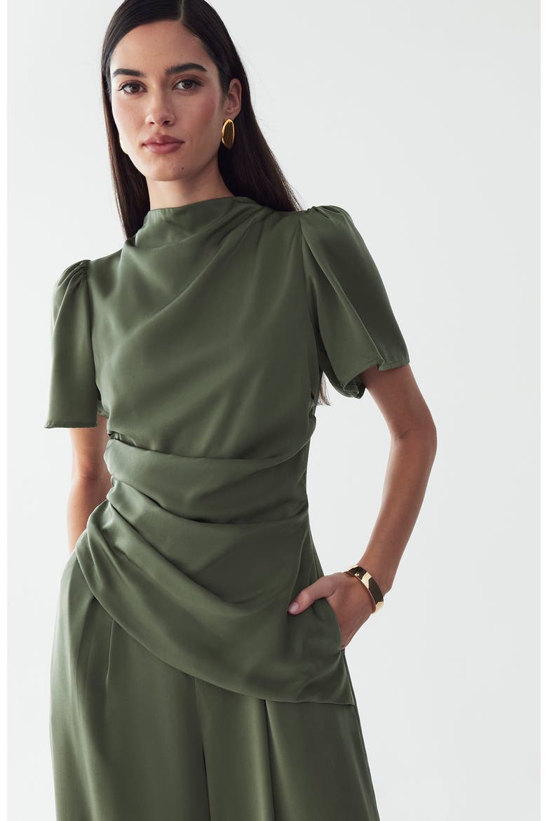 Pika Jumpsuit, Alternate, color, Moss Green