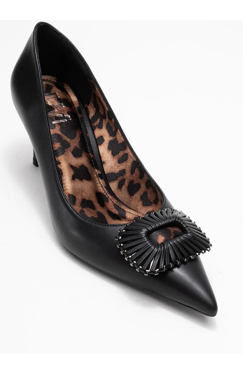 Prologue Shoes Great Buckle Pointed Toe Pump, Main, color, Black