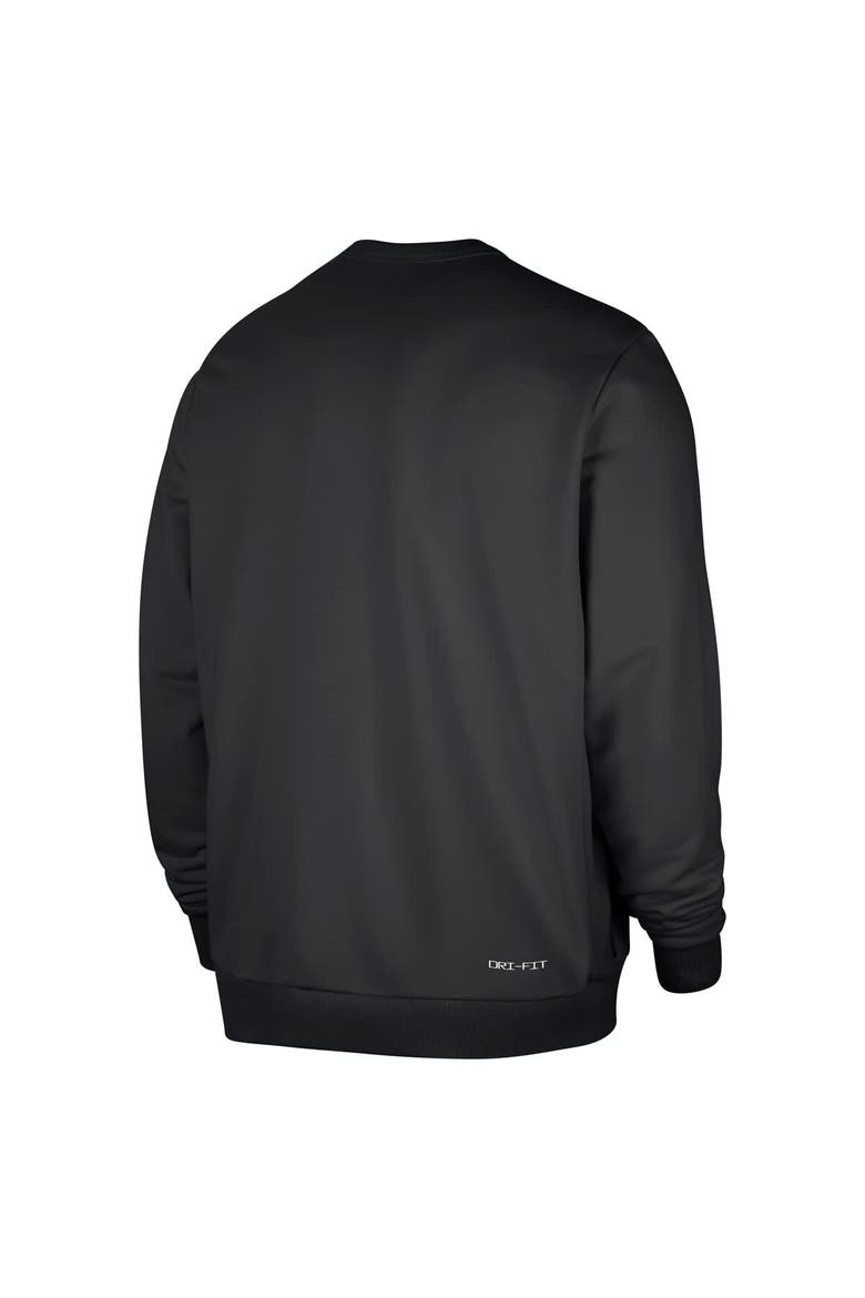 Men's Nike  Black Dallas Mavericks Authentic Standard Issue Travel Dri-FIT Sweatshirt, Alternate, color, Black