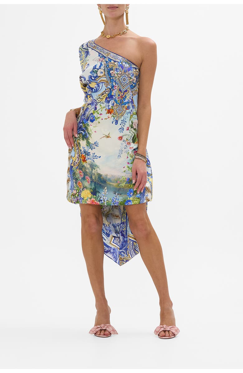 Camilla Round Neck Kaftan Wall To Wall Wonders, Alternate, color, 