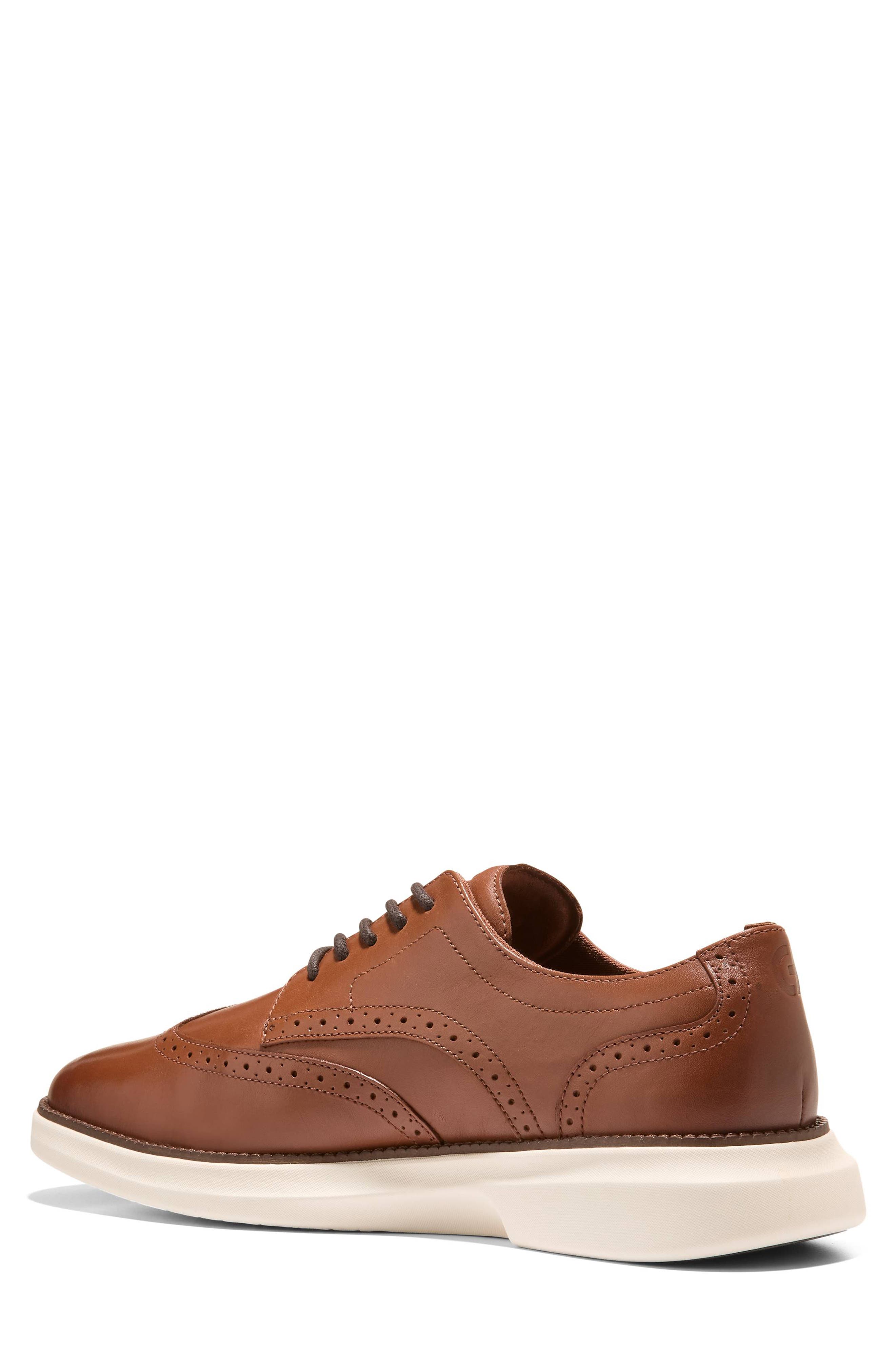 Grand Shadowlite Wingtip Derby, Alternate, color, BRITISH TAN / IVORY