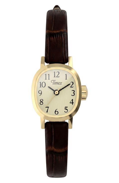 Cavatina Leather Strap Watch