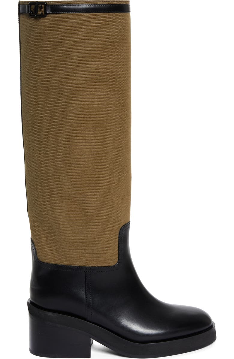 Jimmy Choo Yasmin Mixed Media Knee High Boot, Alternate, color,