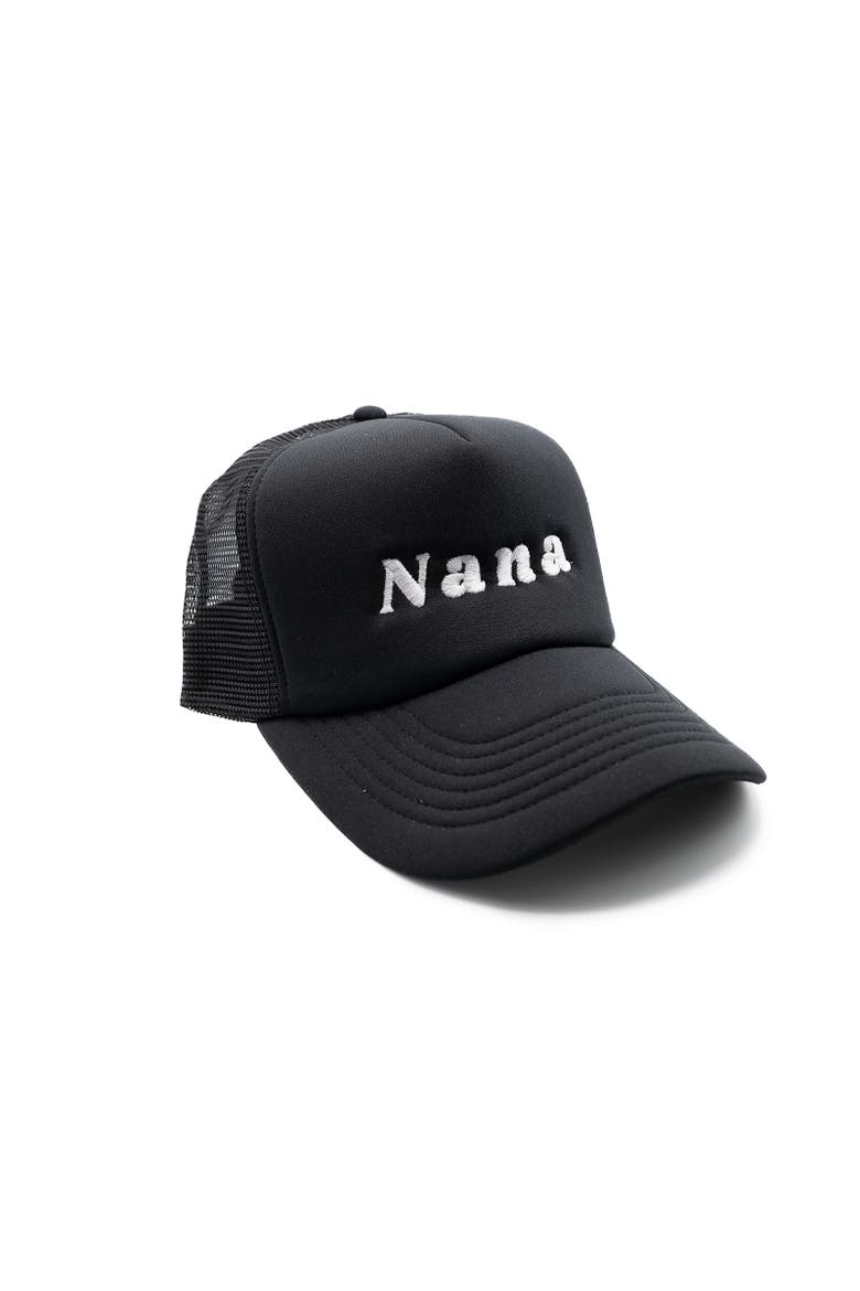 Nana Foam Trucker Hat, Alternate, color, Black