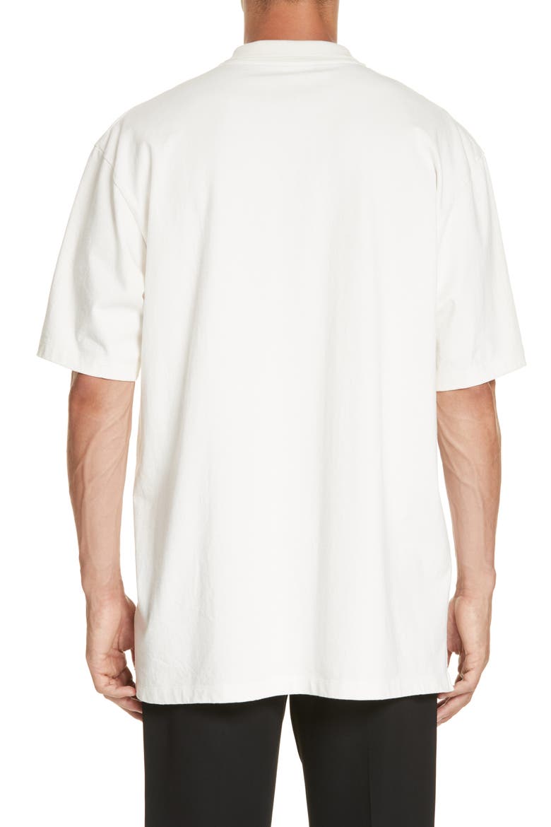 Oversize Polo, Alternate, color, WHITE