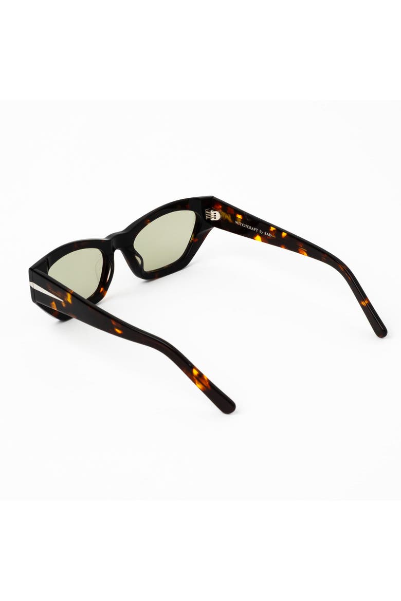 Witchcraft Sunglasses, Alternate, color, Tortoise - Tinted Olive