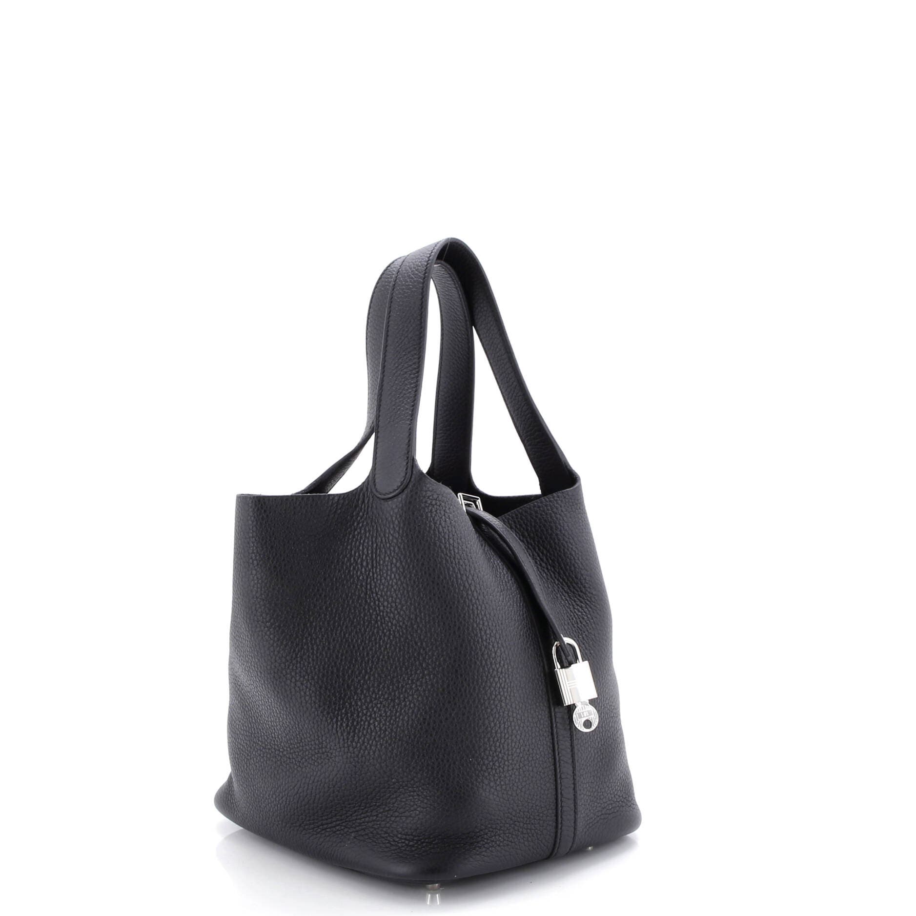 Pre-Owned Hermes Picotin Lock Bag Clemence MM, Alternate, color, 