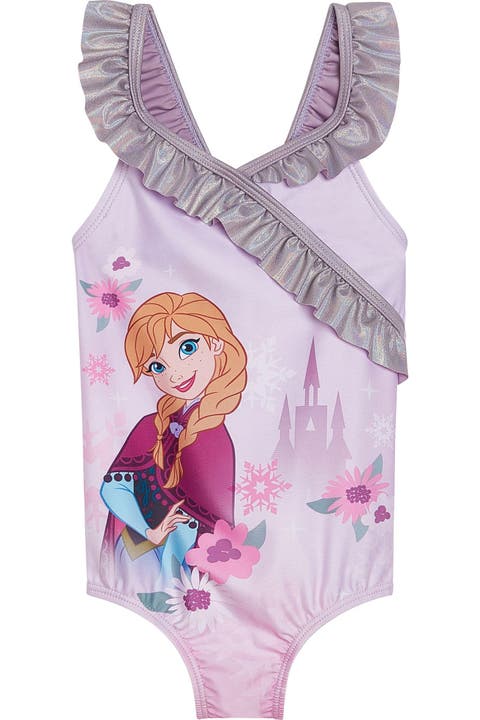 Frozen Sleeveless One Piece Swimwear