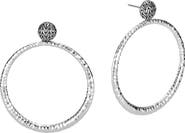 John Hardy Classic Chain Hammered Round Earrings