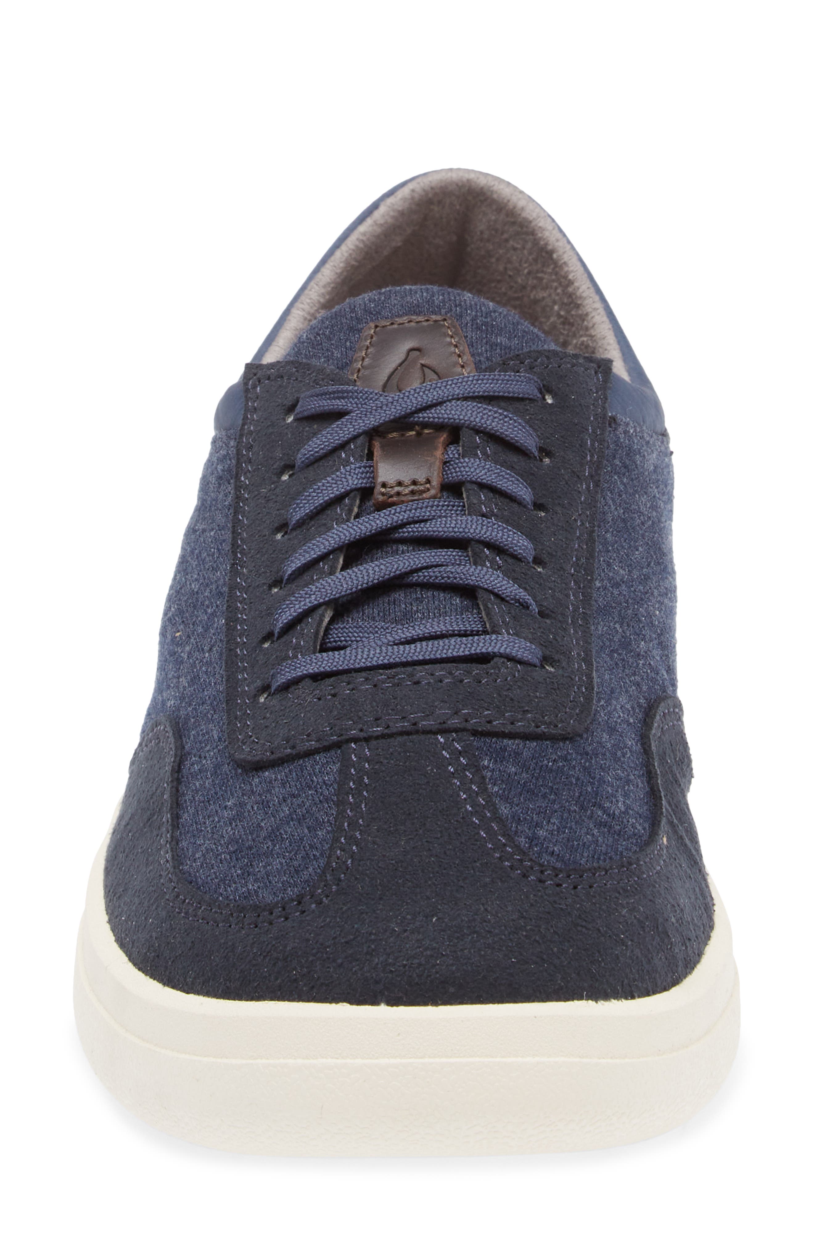 OluKai Pūliki Lace-Up Sneaker, Alternate, color, Blue Depth / Vintage Indigo