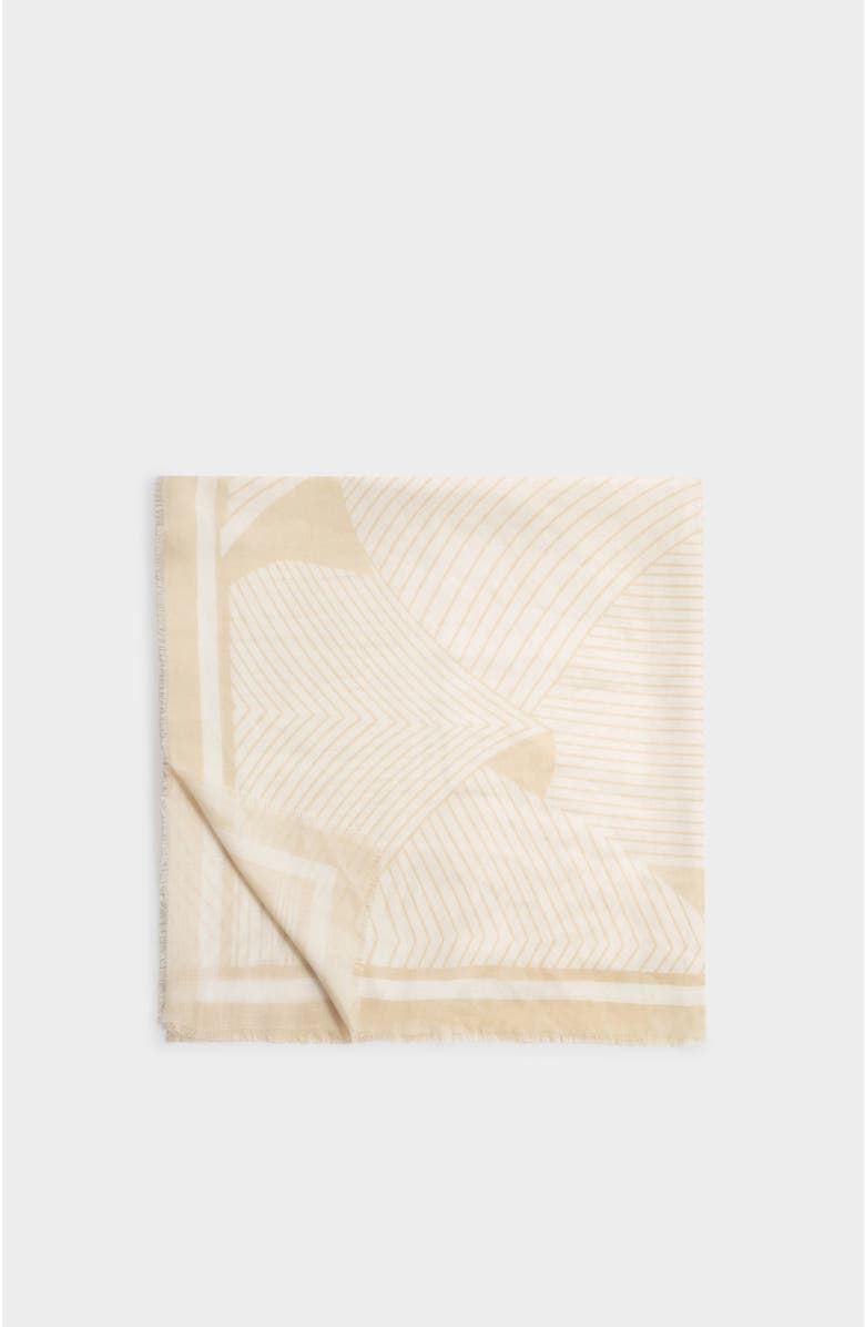 Katie Loxton Printed Scarf, Main, color, Geometric Lines