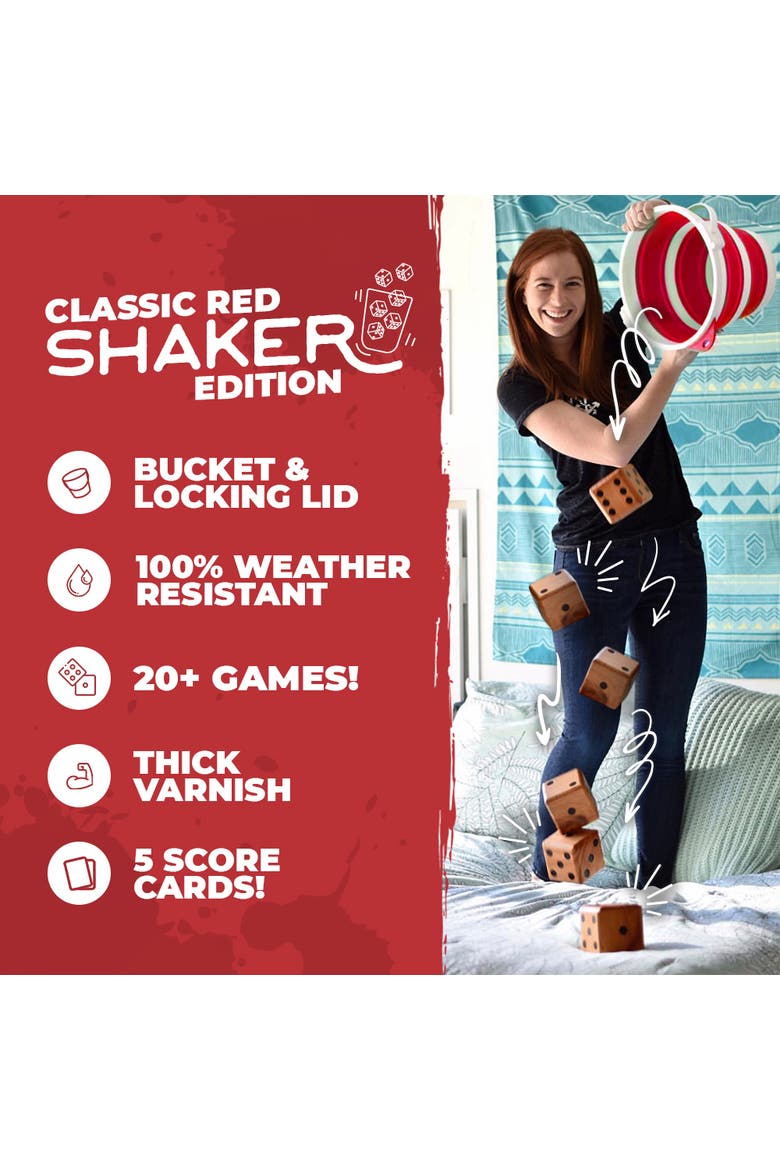 Yardzee, Farkle & 20+ Games - Classic Red Edition, Alternate, color, Red