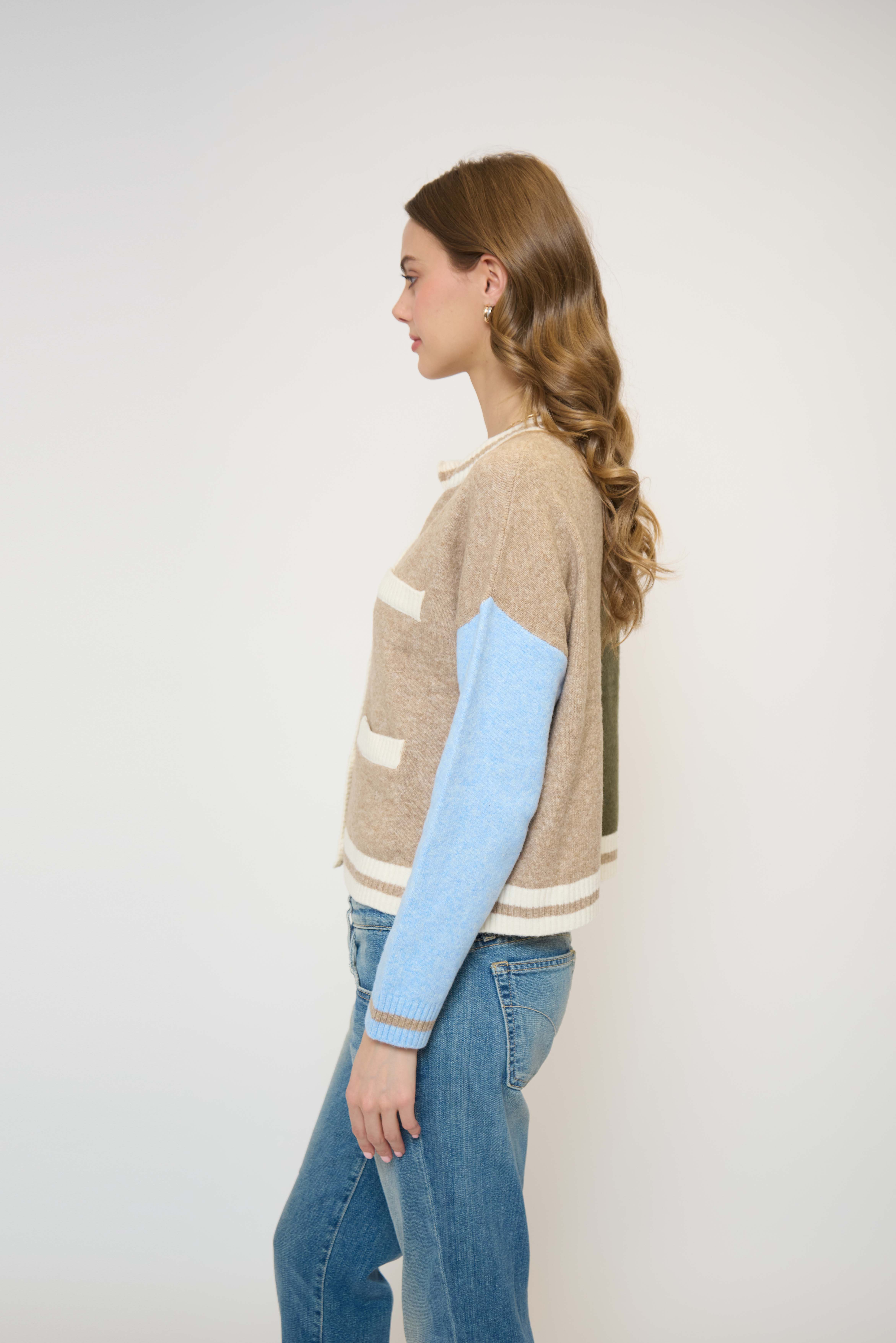 Wyatt Robbie Blocked Cardi - image 2