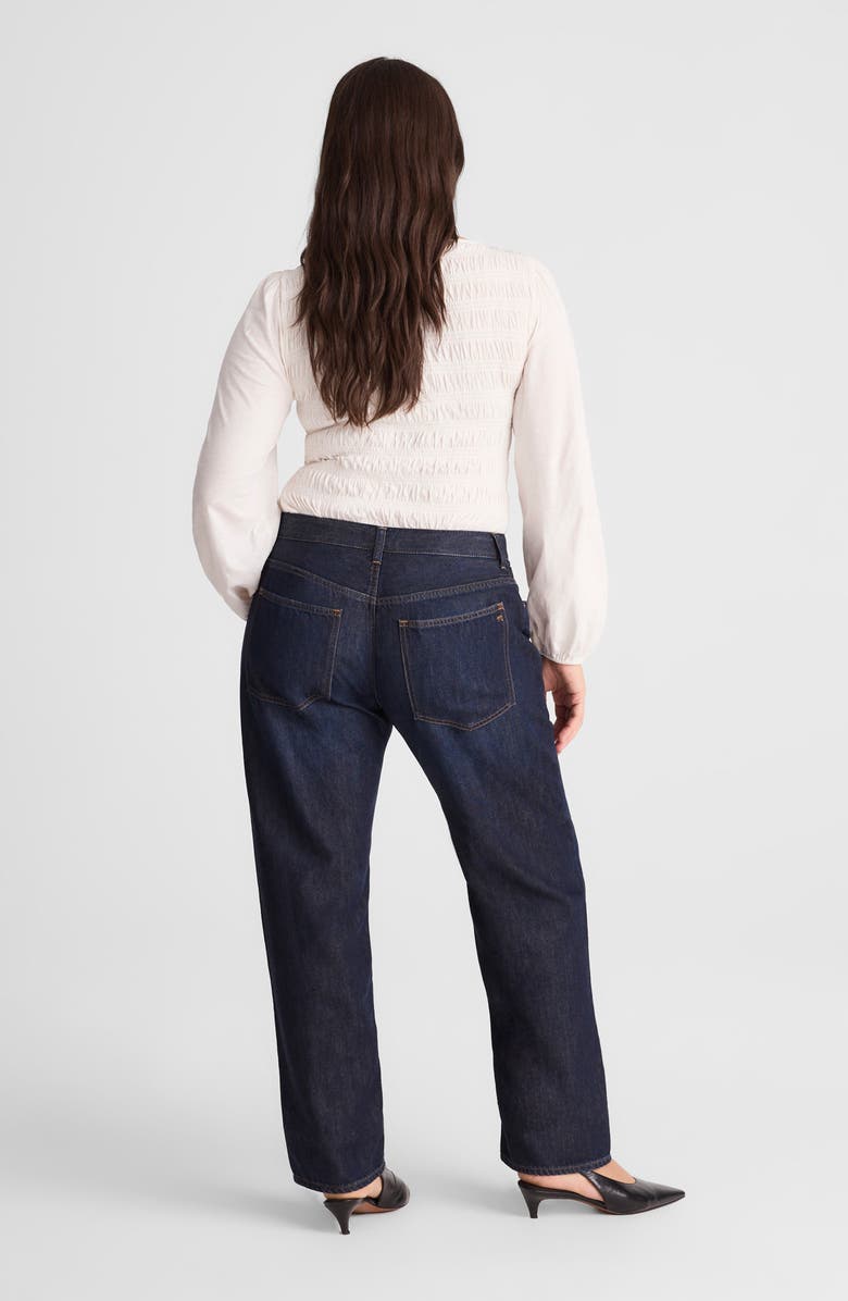 Madewell The Dean SoftDrape Easy Straight Jeans, Alternate, color, Foundry Wash