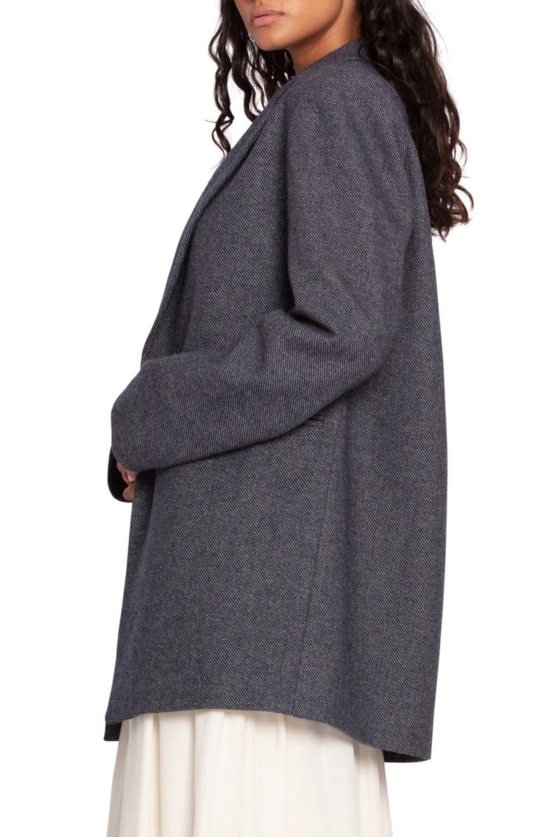 Belle & Bloom Kenzo Double Breasted Blazer, Alternate, color, Black