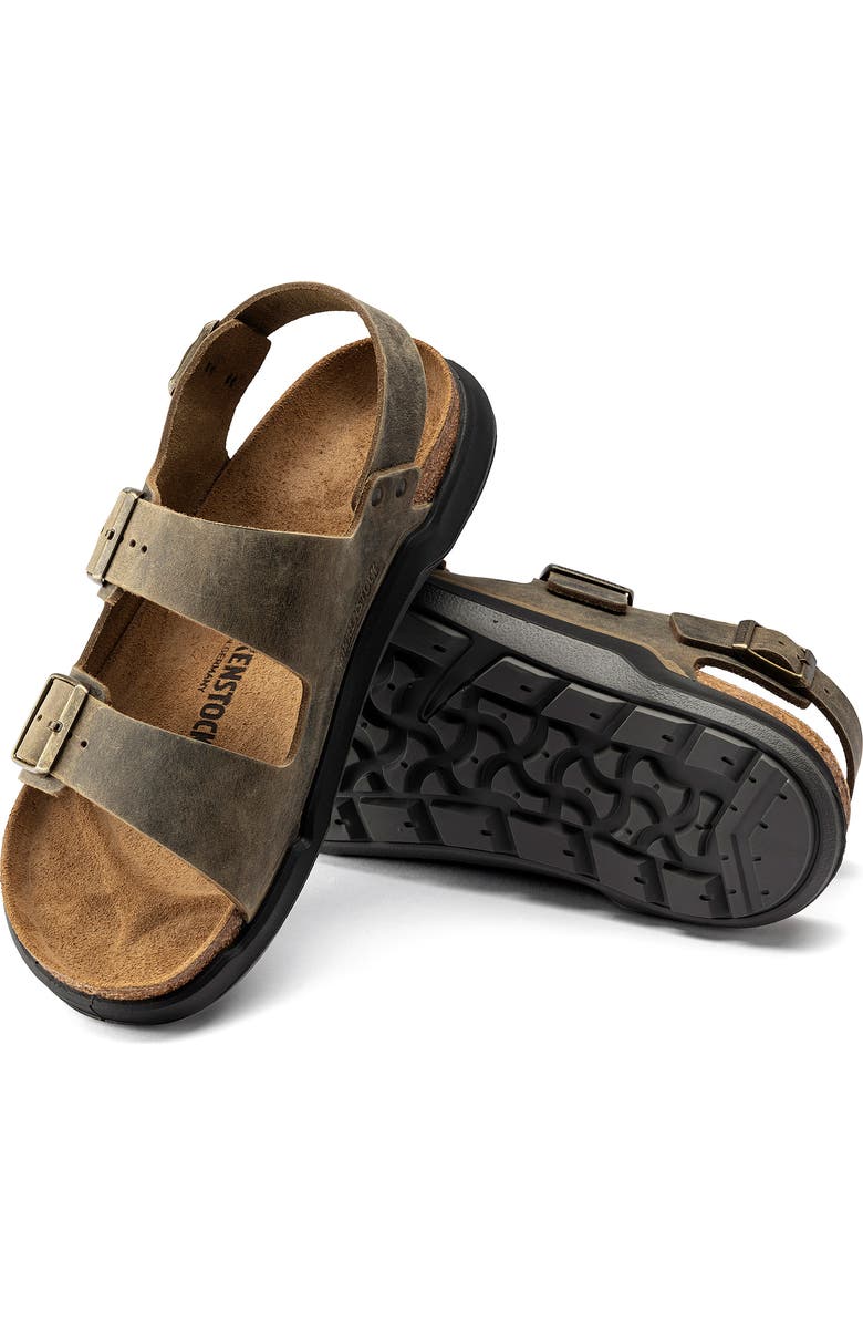 Birkenstock Milano Slingback Sandal, Alternate, color, Faded Khaki