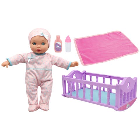 Crib Time Fun 12" Doll Playset