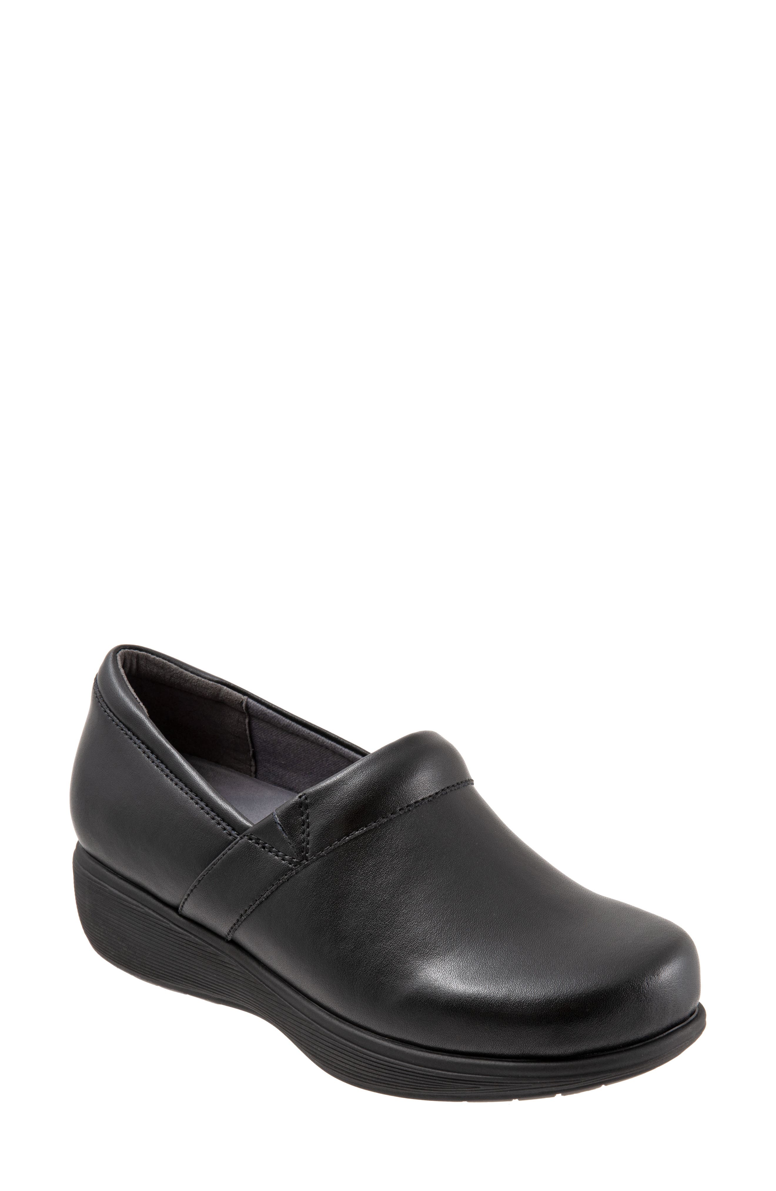 SoftWalk<sup>®</sup> Meredith Sport Clog, Main, color, Black Leather