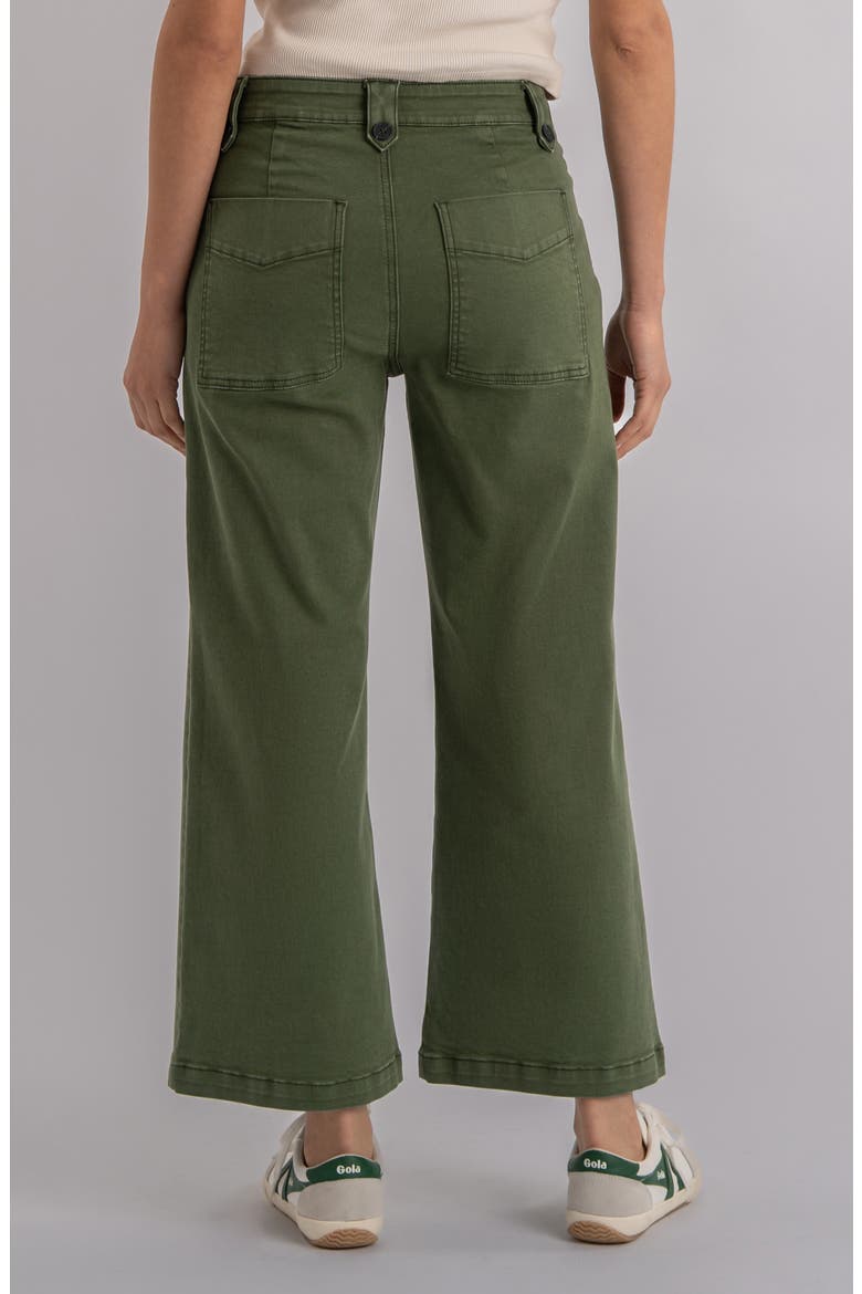 Meg High Waist Wide Leg Utility Pants, Alternate, color, DILL