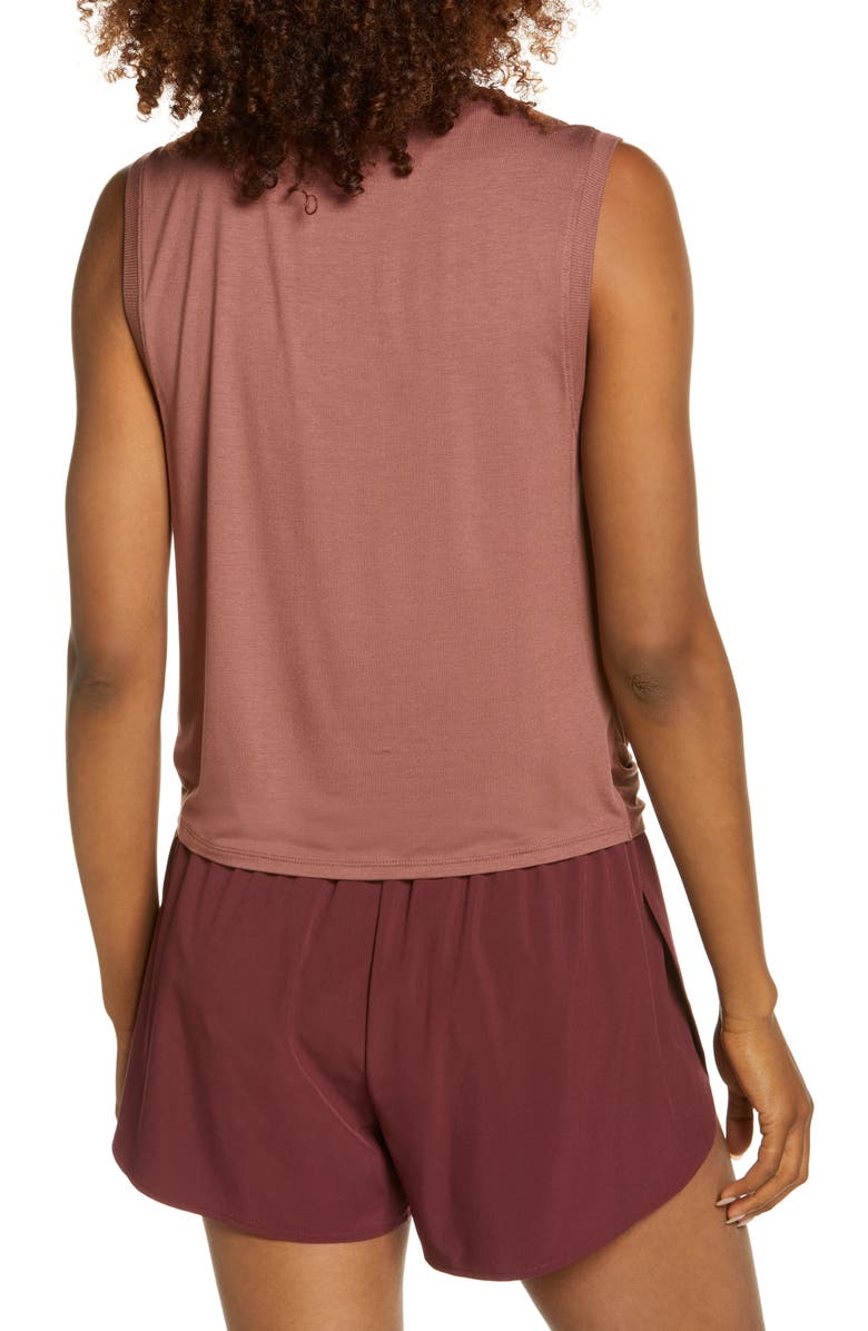 Zella Twist Front Tank, Alternate, color,