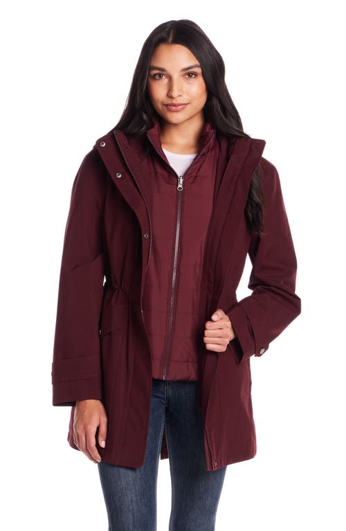 Gallery 3-in-1 Systems Jacket In Burgundy