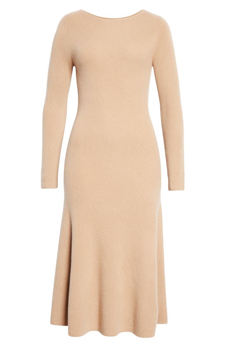 Nordstrom Signature Long Sleeve Cashmere Blend Sweater Dress, Alternate, color,