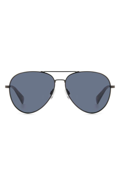 59mm Aviator Sunglasses