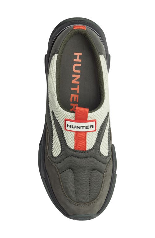 Hunter Darisa Water Repellent Slip-on Shoe In Gray
