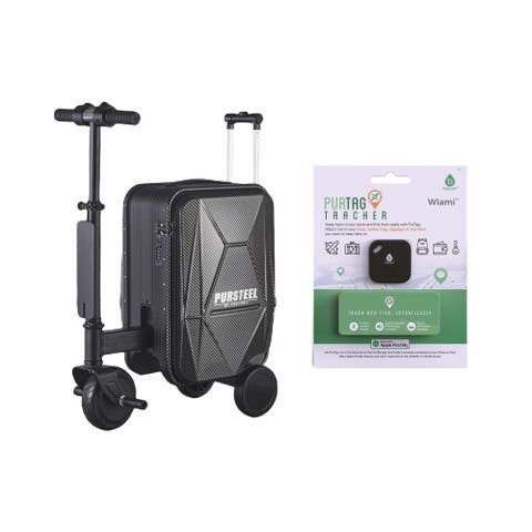 Smart Travel Bundle - Electric Scooter Luggage with Air Tag