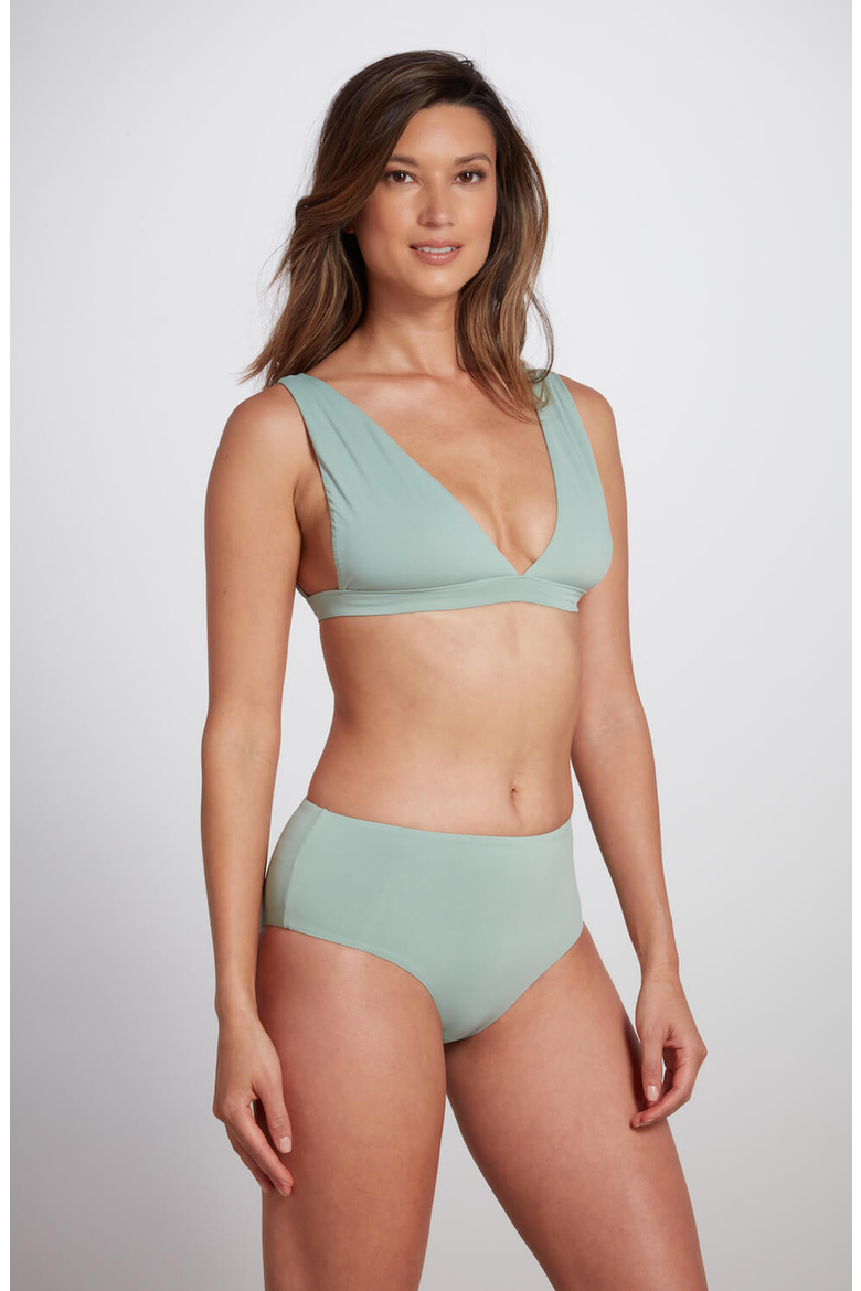 Serena Hipster Bikini Bottom, Alternate, color, Sage Green