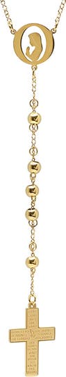 Serenity Rosary Drop Necklace