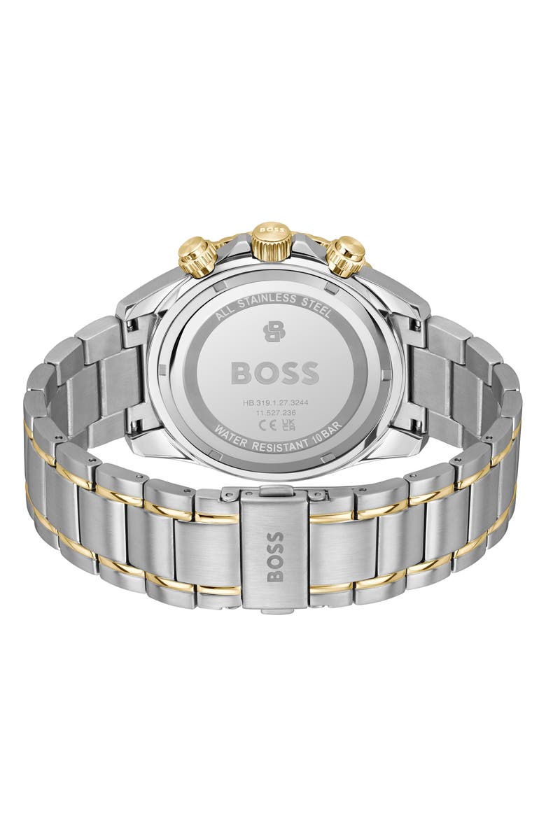 BOSS Sealiner Chronograph Two-Tone Bracelet Watch, 44mm, Alternate, color, 