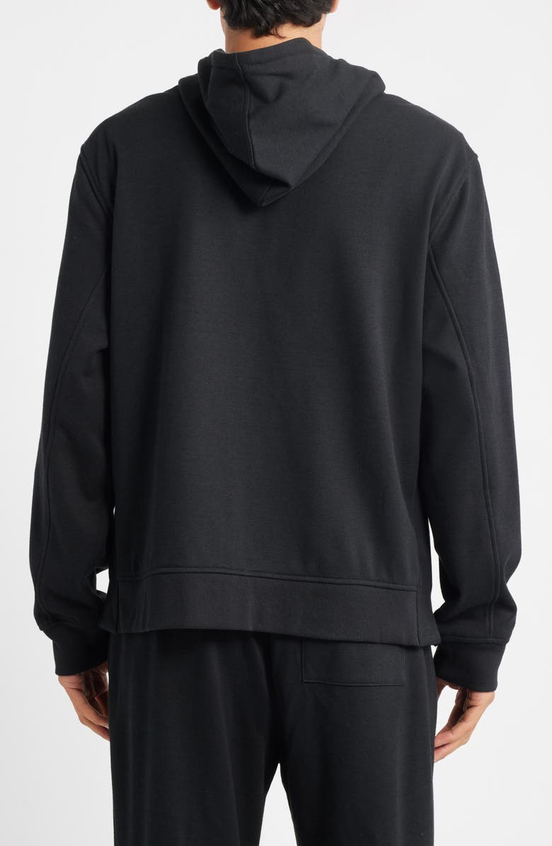 UGG<sup>®</sup> Shiloh Fleece Zip Hoodie, Alternate, color, Black