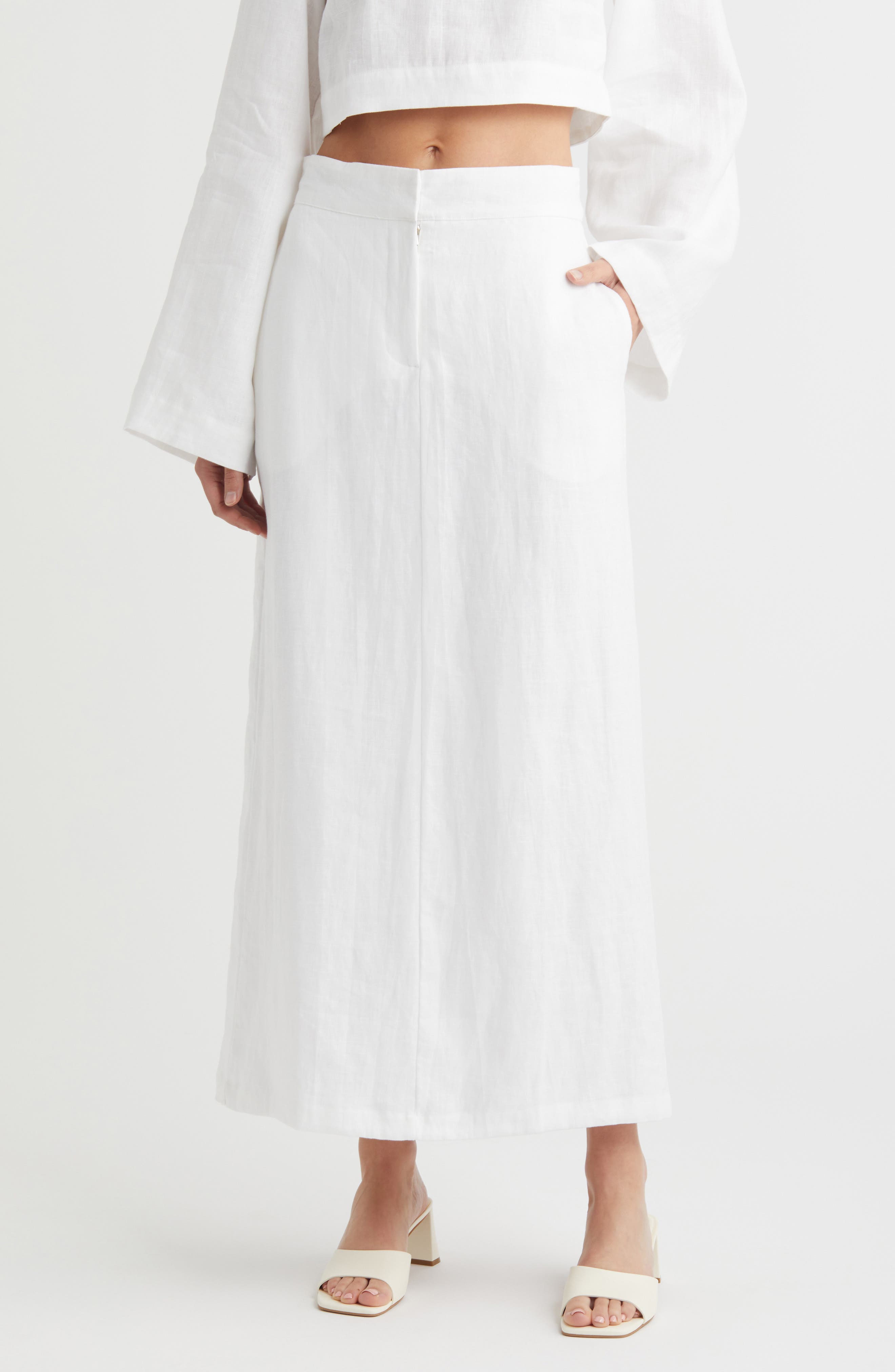 Faithfull the Brand Nelli Linen Maxi Skirt