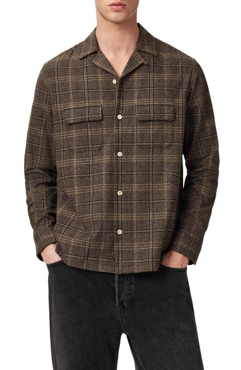 Saru Plaid Cotton Button-Up Shirt