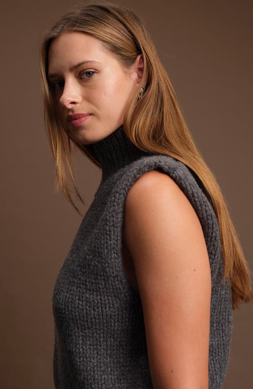 Deluc George Sleeveless Mock Neck Sweater In Multi