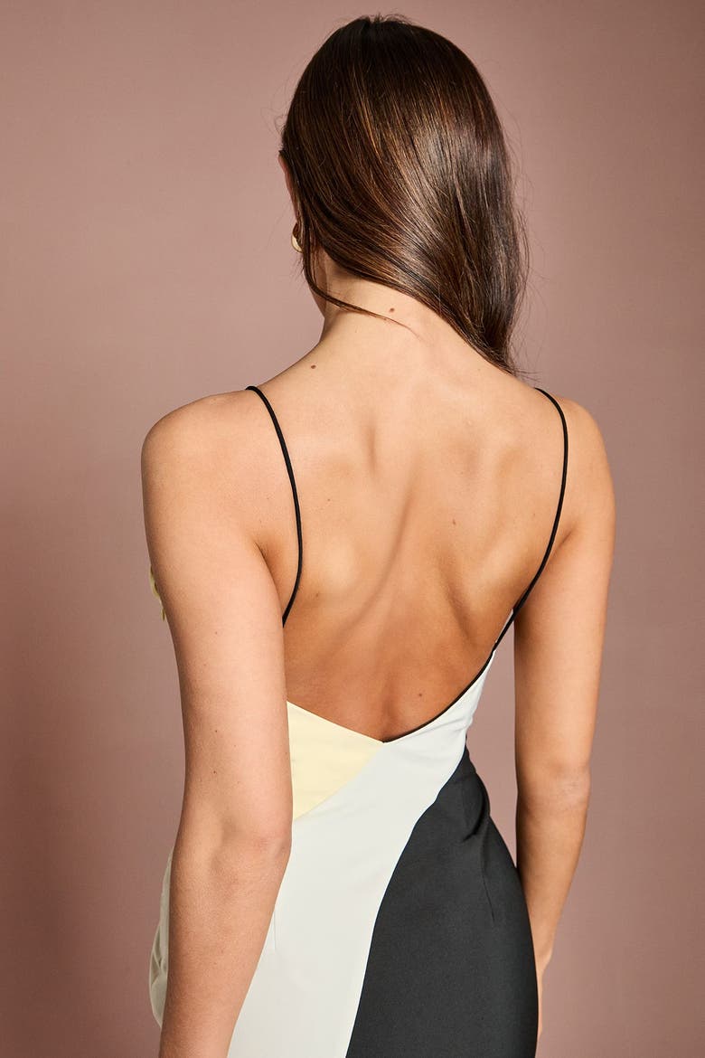 Colour Block Maxi Dress, Alternate, color, Multi