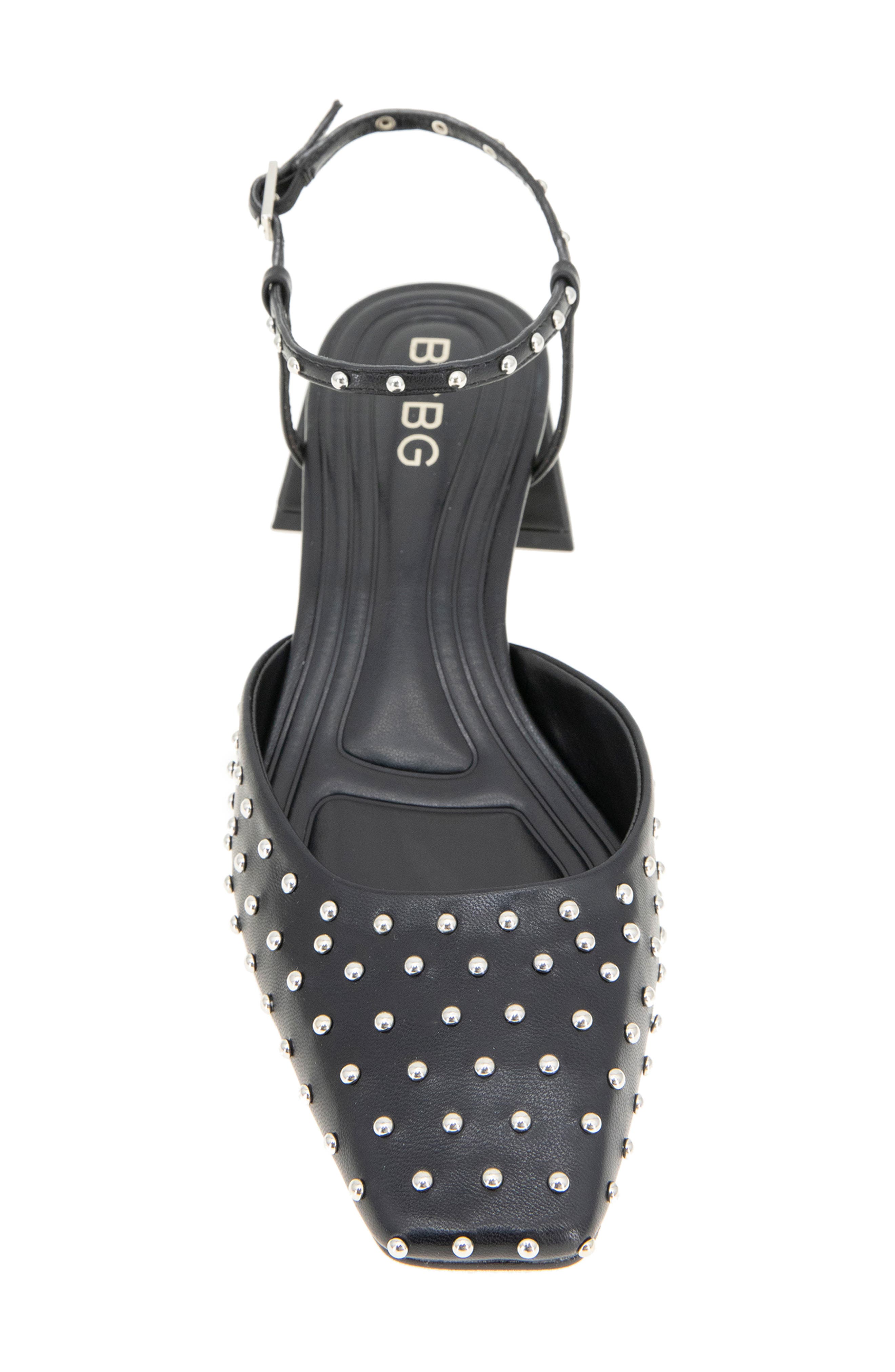 BCBGeneration Queenie Ankle Strap Pump, Alternate, color, Black Stud