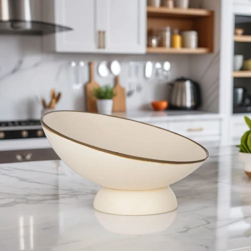 Dina Decor Santorini Bowl In White