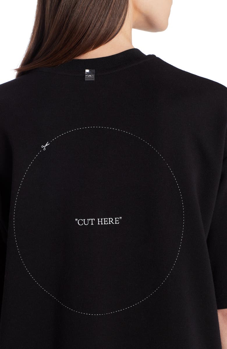 Off-White Meteor Cutout T-Shirt, Alternate, color,