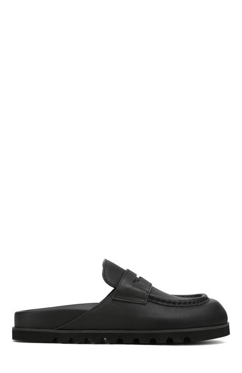 Cord Black Pebble Leather