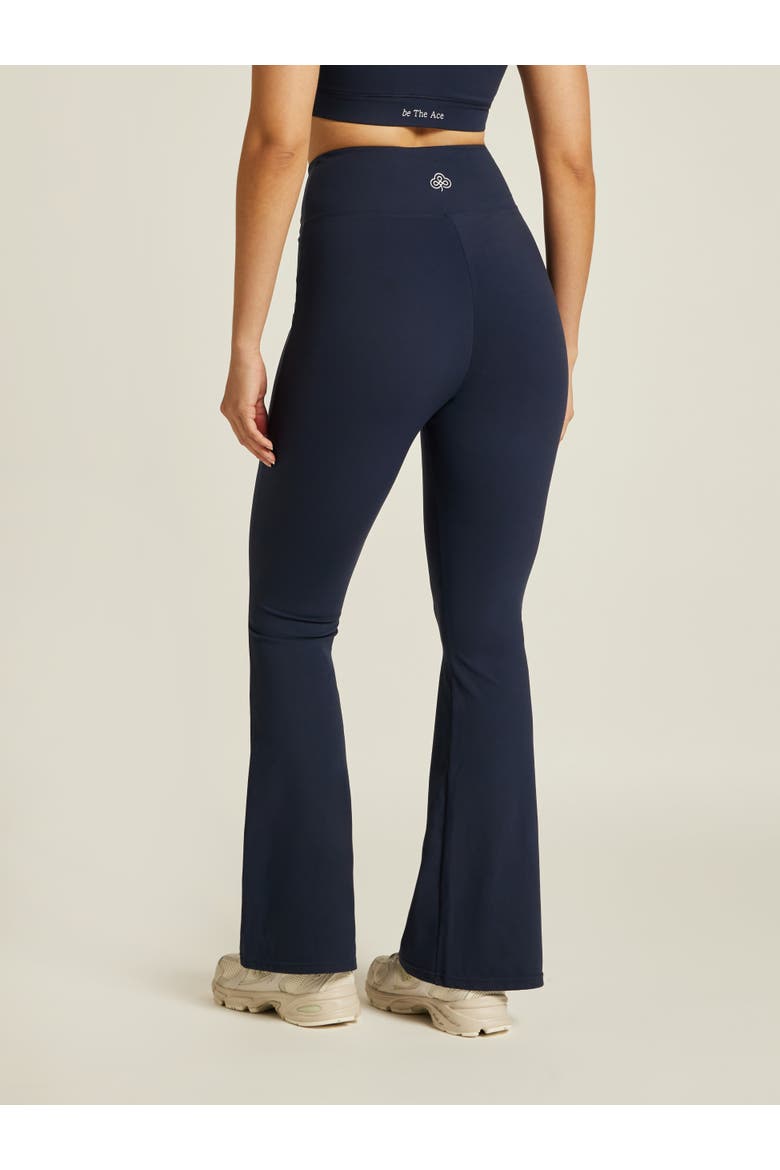 Be 180 Wrap-Waist Flared Leggings, Alternate, color, Midnight