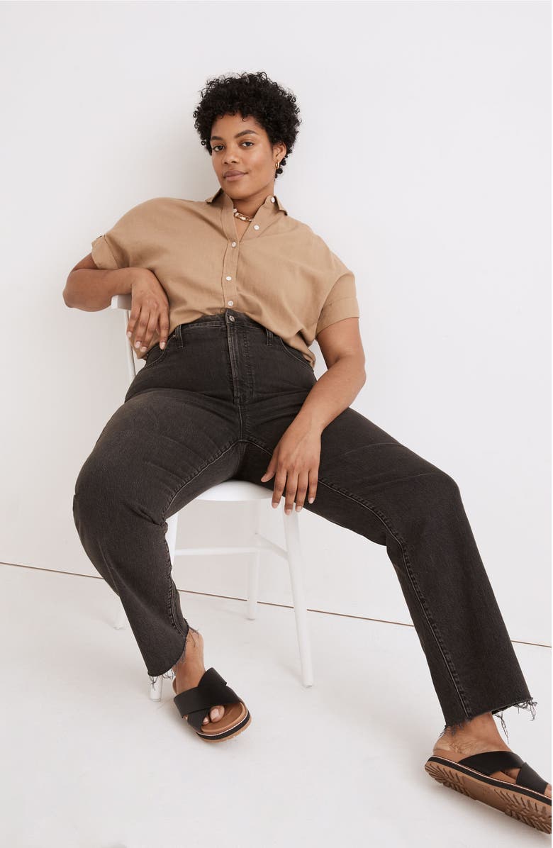 Madewell The Curvy Perfect Vintage Straight Jeans, Alternate, color,