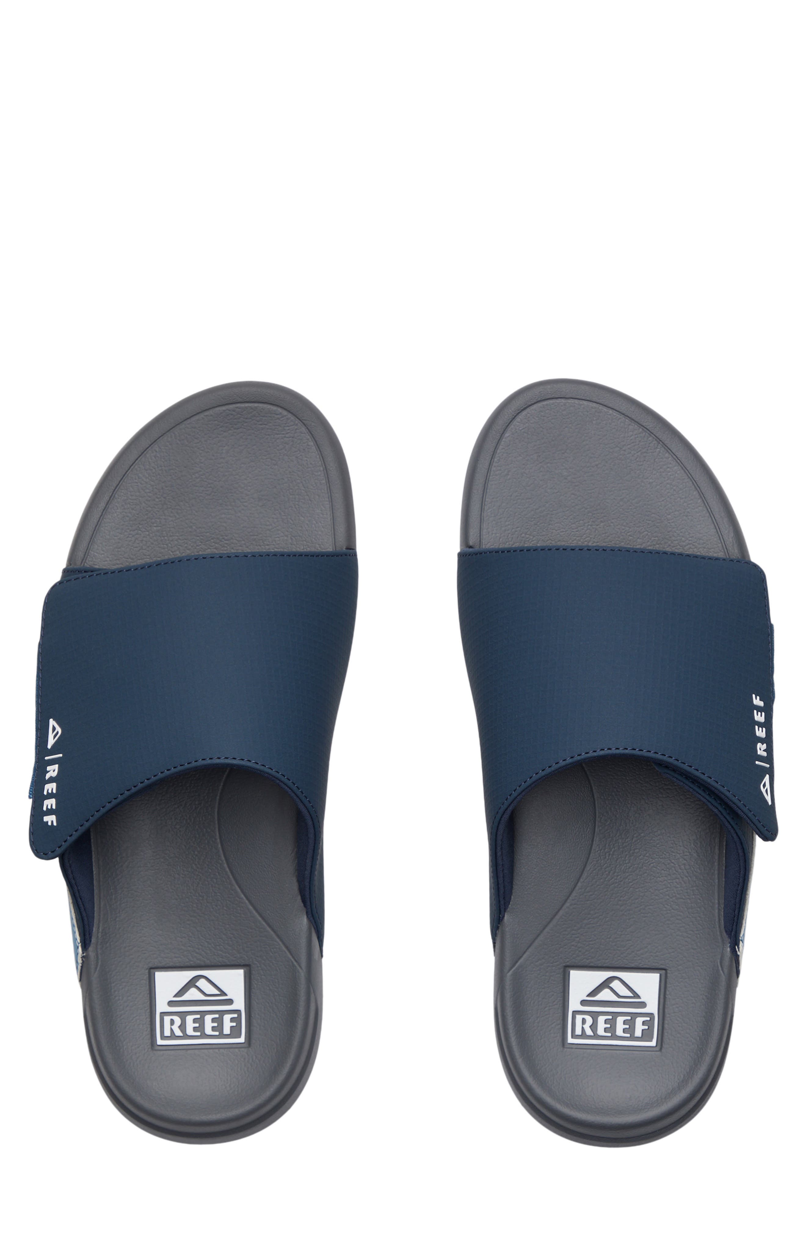 Reef Swell Cruiser Slide Sandal, Alternate, color, Navy/ Grey/ White