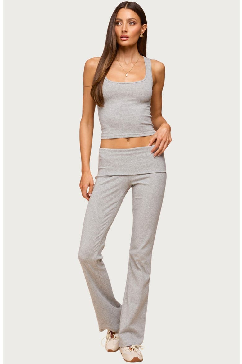 Linda Rib Crop Tank, Alternate, color, DARK-GRAY-MELANGE